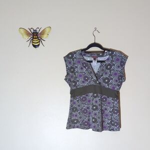 The North Face Women's Purple and Gray Blouse